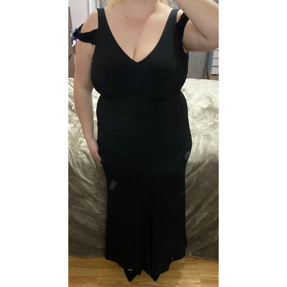Black evening gown